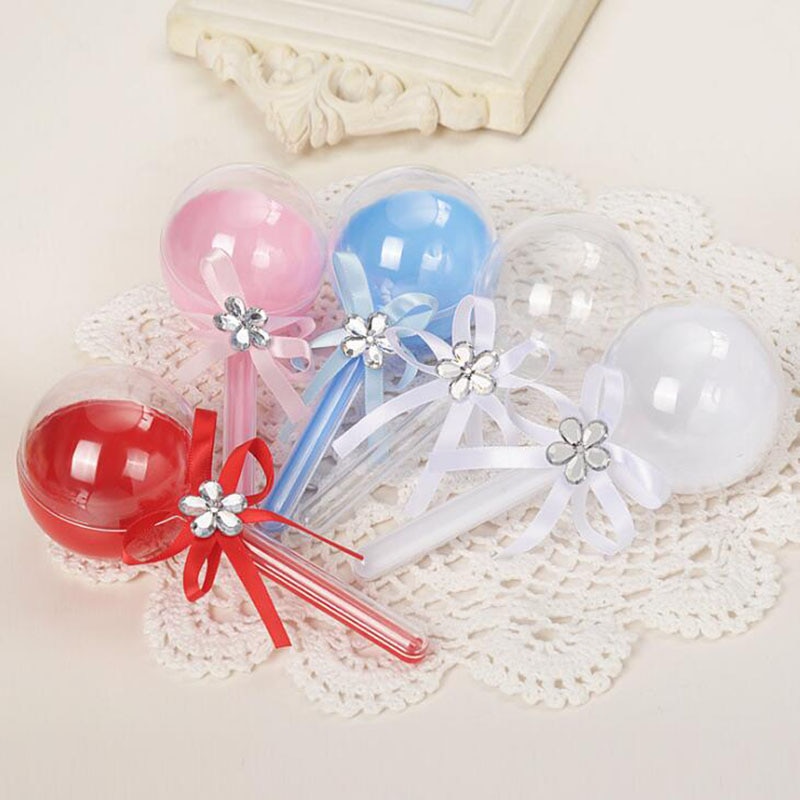 12 Pcs Lollipop Transparante Plastic Bonbondoos Bruiloft Decoratie Baby Shower Kerst Verjaardagsfeestje Gunsten