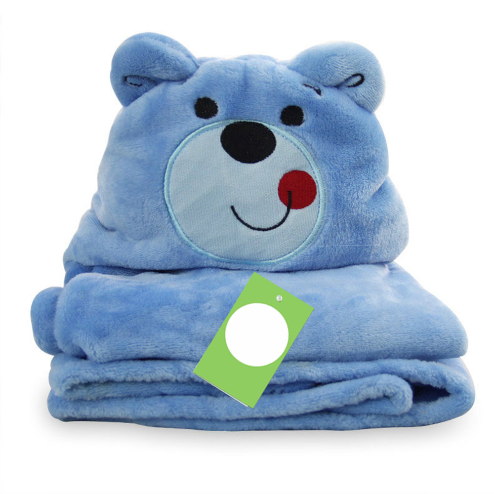 Mooie Animal Baby Badhanddoek Kinderen Hooded Handdoeken Zacht En Comfortabel Pasgeborenen Baby Badjas Kids Hooded Strand Cape Handdoek: PJ3589F