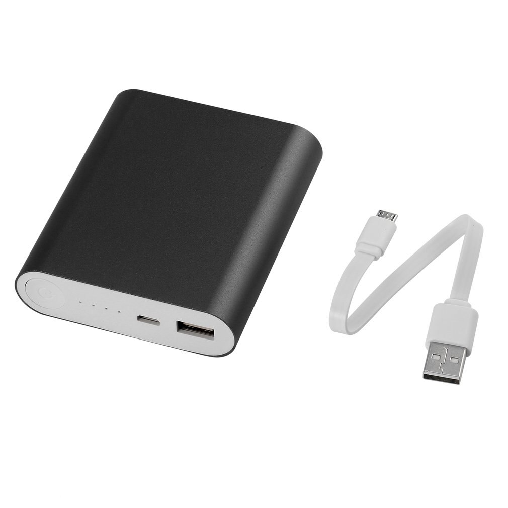 Esterno universale Li-ione batteria caricabatterie Accumulatori E Caricabatterie Di Riserva per accorto Telefono Capacità 5200mAh: nero