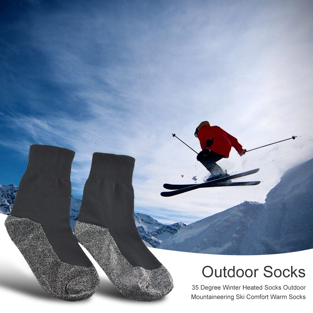 Outdoor 35 Degree Winter Thermal Heated Socks Fibers Thicken Super Soft Unique Ultimate Comfort Socks Keep Foot Warm