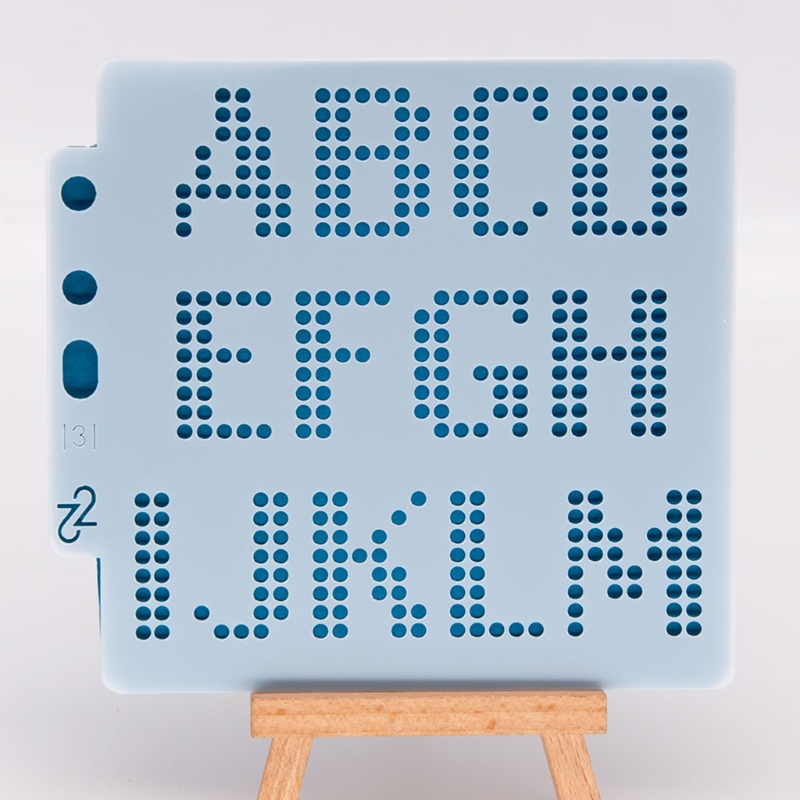 Letter and Number Stencils Reusable Plastic Letter Stencils Alphabet Journal Stencils Font Templates for Notebook Diary Scrapboo