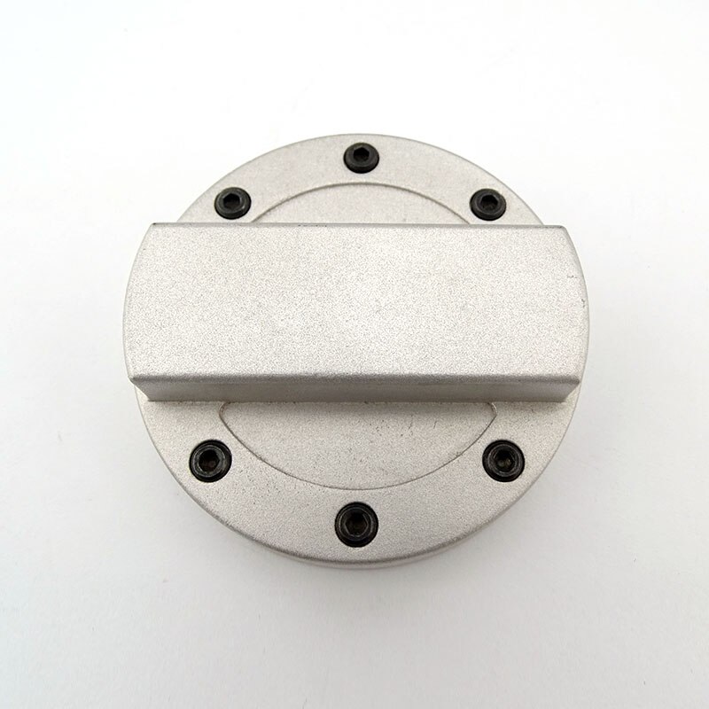 Automotive fuel tank cap with metal trim