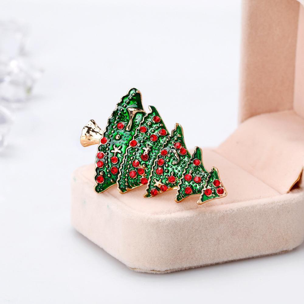 Christmas Tableware Napkin Ring High-end Xmas Wreath Tree Buckle Sample Hotel Mouth Bow Ring Table Ring Flower Napkin Y7F8