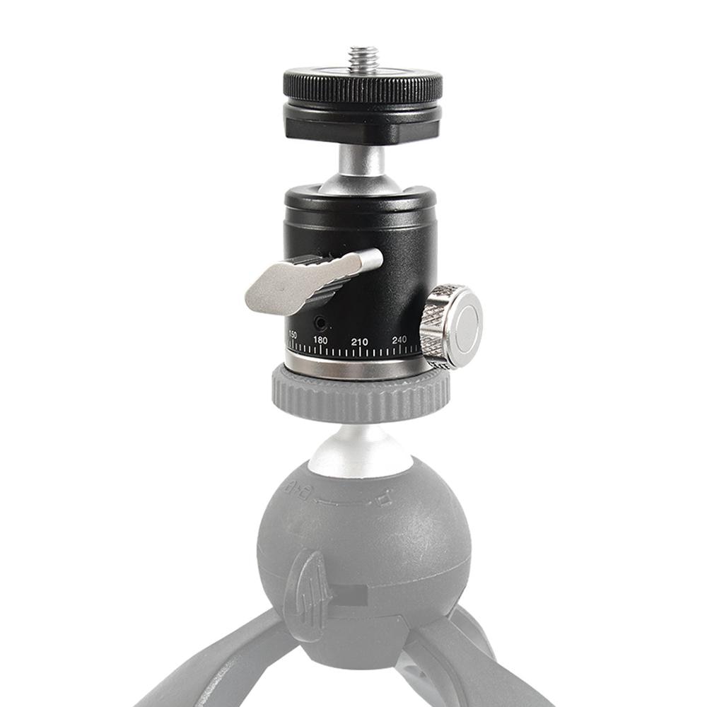 Bgning Camera Mini Statief Mount Pocket Vlog Stand Selfie Stok Houder Slr Ondersteuning Smartphone Klem Balhoofd Gimbal Adapter