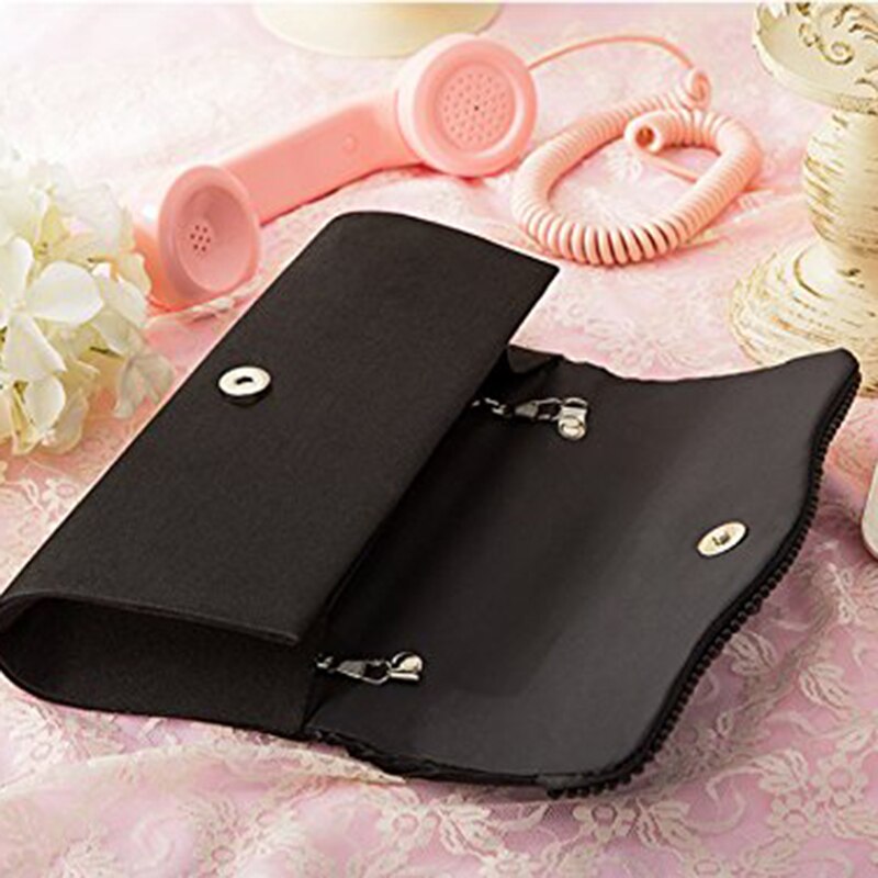 Women's Party Bag Wedding Clutch Bag Party Back, Black