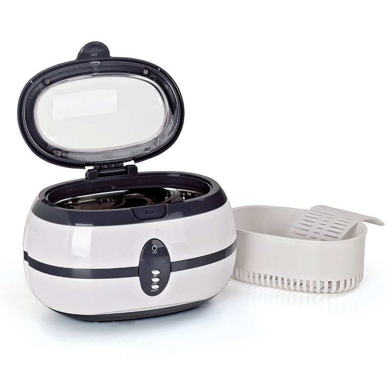 Ultrasone Reiniging Machine 35W 600Ml Thuis Cleaner Machine Voor Reinigen Brillen Sieraden Horloges
