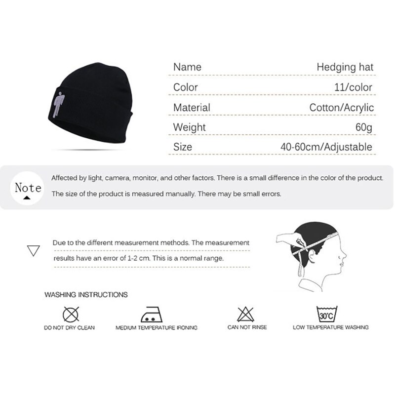 1 Pcs Casual Embroidered Hat Thermal Breathable Warm Winter Hat Solid Cap Unisex Cap Winter Apparel Accessory for Men Women