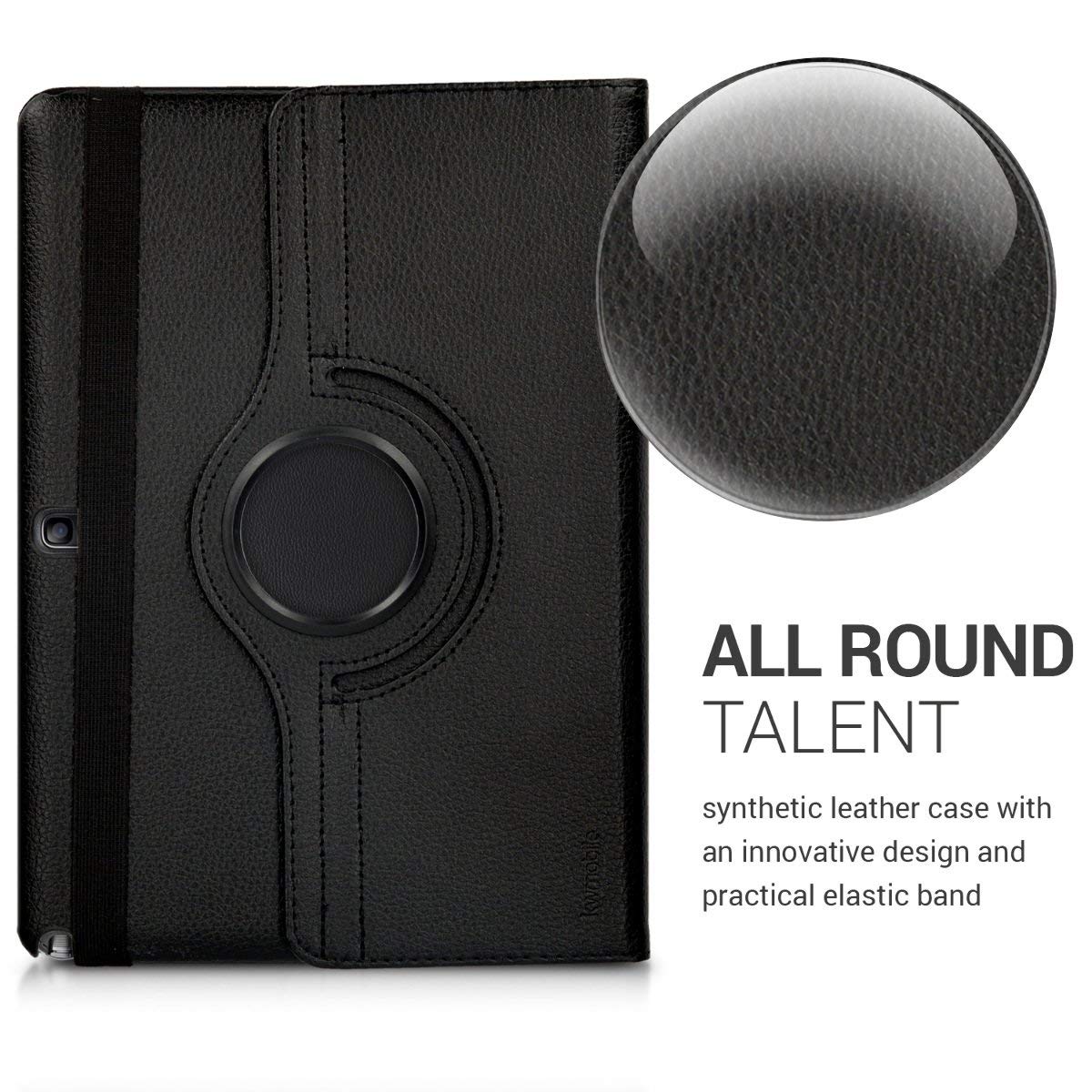 Etui til samsung galaxy tab pro  t520 t525 t521 10.1 note edition 10.1 &quot;  p605 p600 cover folio læder stander smart capa