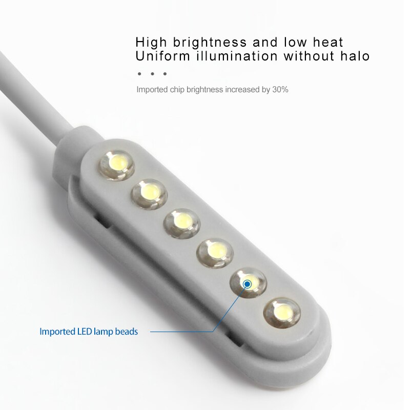 6/10 LEDS Sewing Machine Lighting Is Used In Industrial Lighting Indoor All-Round Rotating Lamp Tube Magnet Lamp Industry Indoor