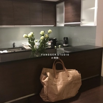 Houten dames transparant kraftpapier vintage schoudertassen brief effen casual tote handtassen pu leer reis boodschappentas