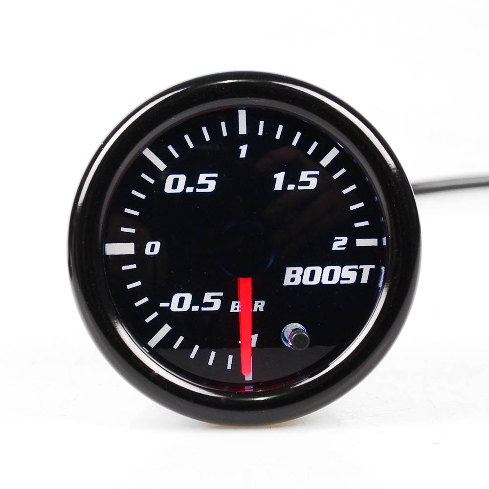 Jauge Turbo Boost Digitale 52mm 7 Couleurs LED - Compteur Pression Suralimentation Voiture