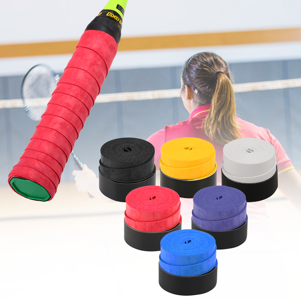Outdoor Sport 10Pcs/25Pcs/60 Pcs Anti-Slip Tennis Badminton Racquet Grips Zweetband Polyurethaan Training oefenen
