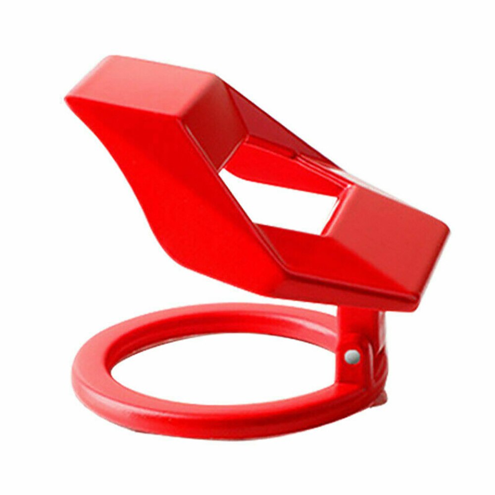 Cubierta para interruptor de arranque y parada de motor de coche embellecedor decorativo, pegatina para botón, accesorios para automóvil, interruptor de arranque y parada de motor Universal,: Rojo