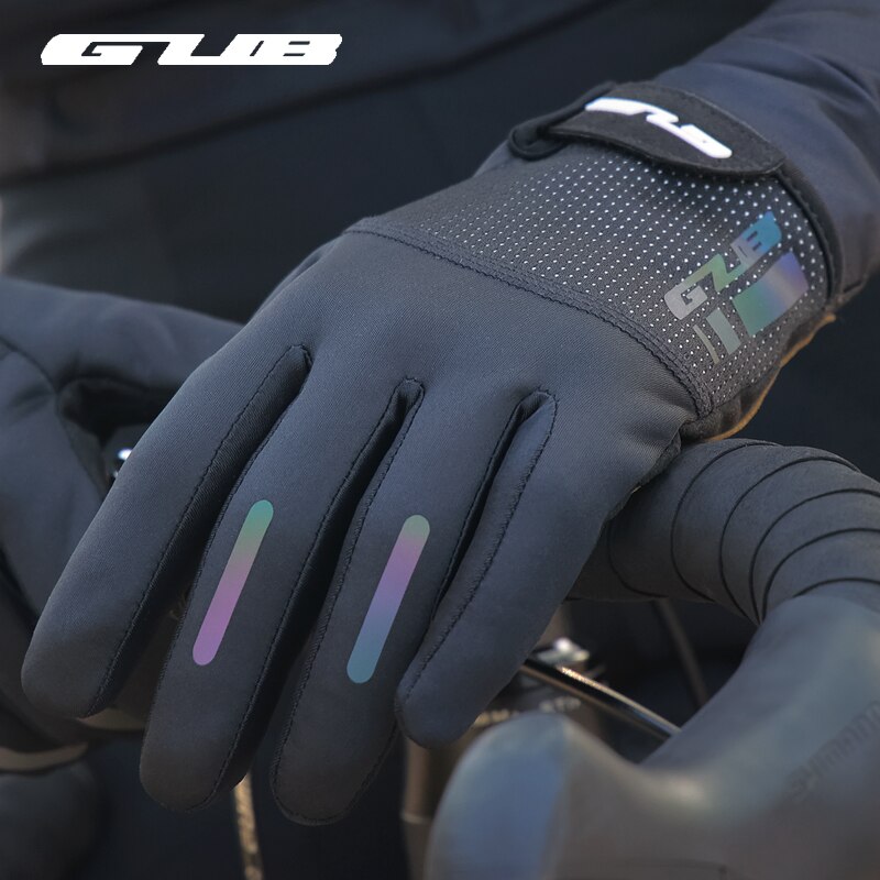 GUB Herbst Und Winter Radfahren Handschuhe Winddicht Und Thermische Warme Touchscreen Rennrad Mountainbike Voll Finger Handschuhe