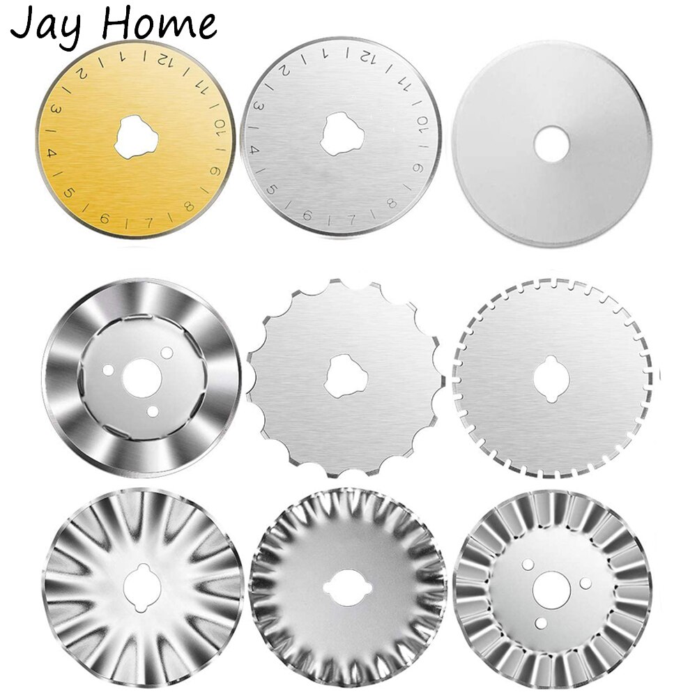Rotary Cutter Blades Replacement Rotary Blades 45MM Round Trimmer Refill Blades Rotary Cutter for Quilting Cutting Sewing Crafts