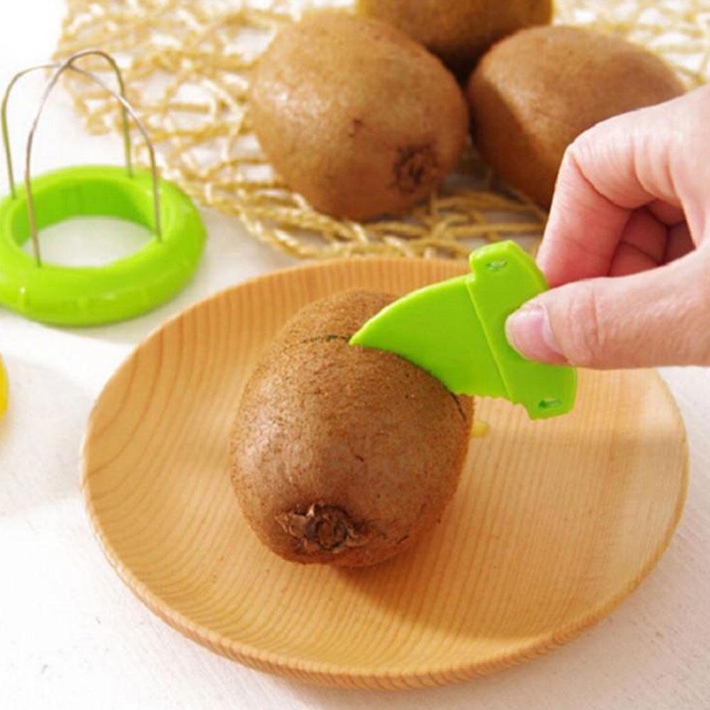 Mini Fruit Kiwi Cutter Peeler Slicer Keuken Groene Kiwi Voor Pitaya Peeling Tools Gereedschap Gadgets I5K2