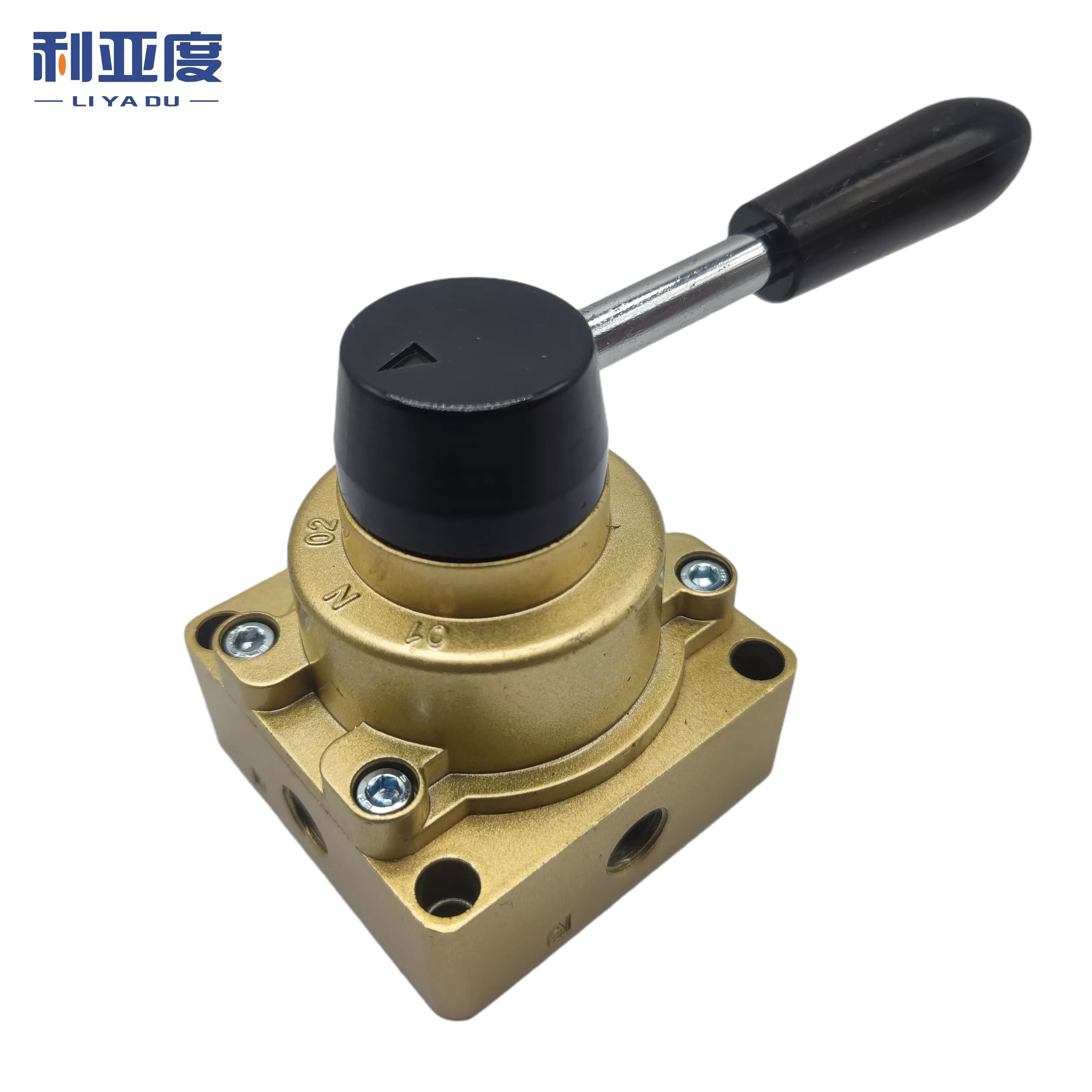 4 way 3 position manual valve Pneumatic Hand Operated Manual Operated Air Switch HV-02 03 04 HV-200B/D HV200-02 300-03 400-04