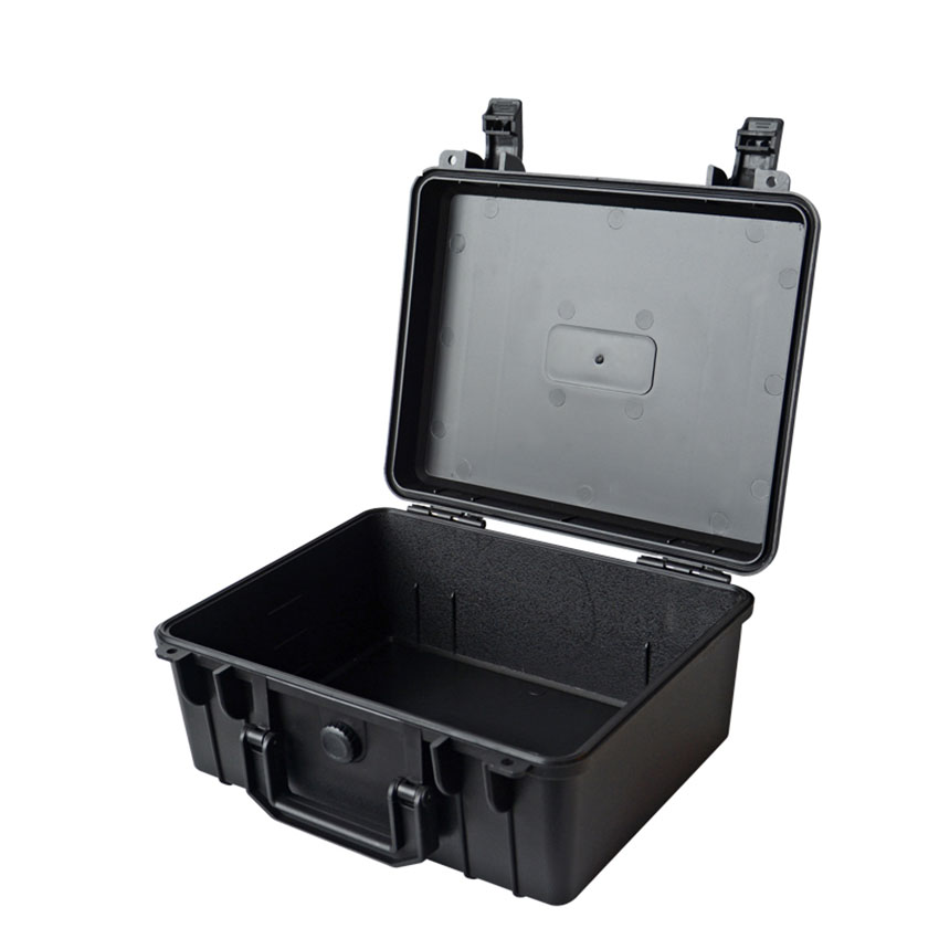 Plastic Tool Box with Handle, Locking Lid, Empty Box / Pearl Sponge Insert, Organizer and Storage Case, L280 x W240 x H130mm