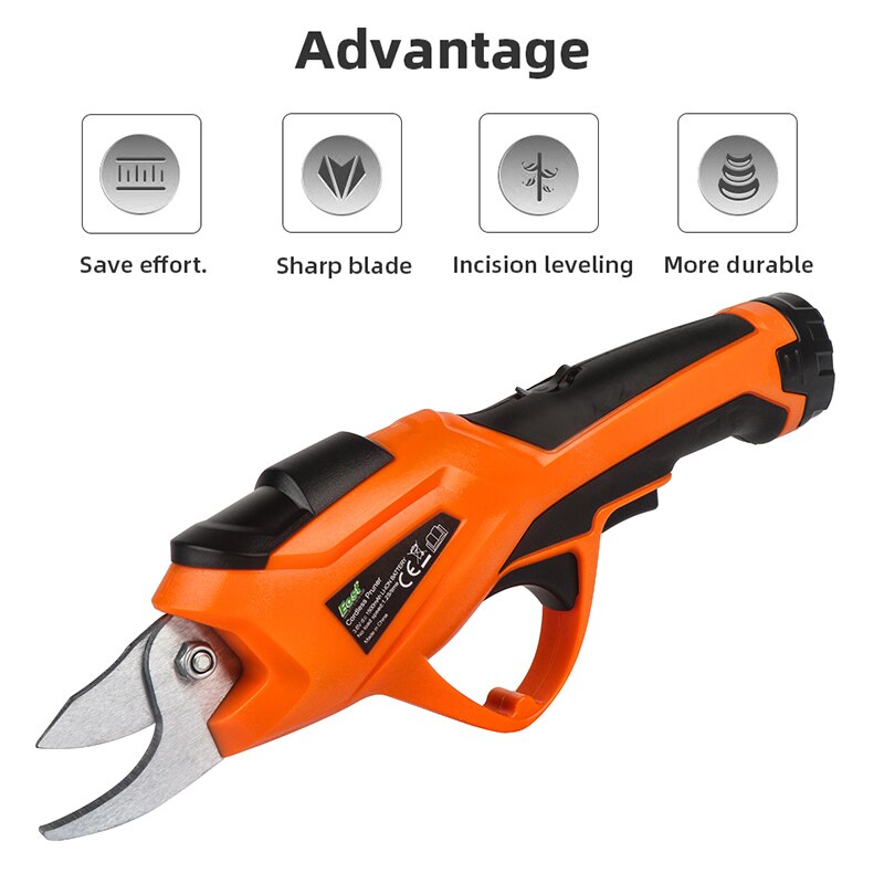3.6V Electric Pruning Shears Cordless Orchard Branches Cutter Cutting Tools Pruner Scissor Garden Pruning Tools Secateur