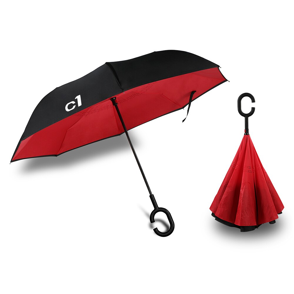 Pour Citroen C3 C4 C5 Berlingo C2 C6 C4L C8 c-crosser Jumpy Nemo Picasso Xsara Auto accessoires C poignée en forme de parapluie inversé: For C1