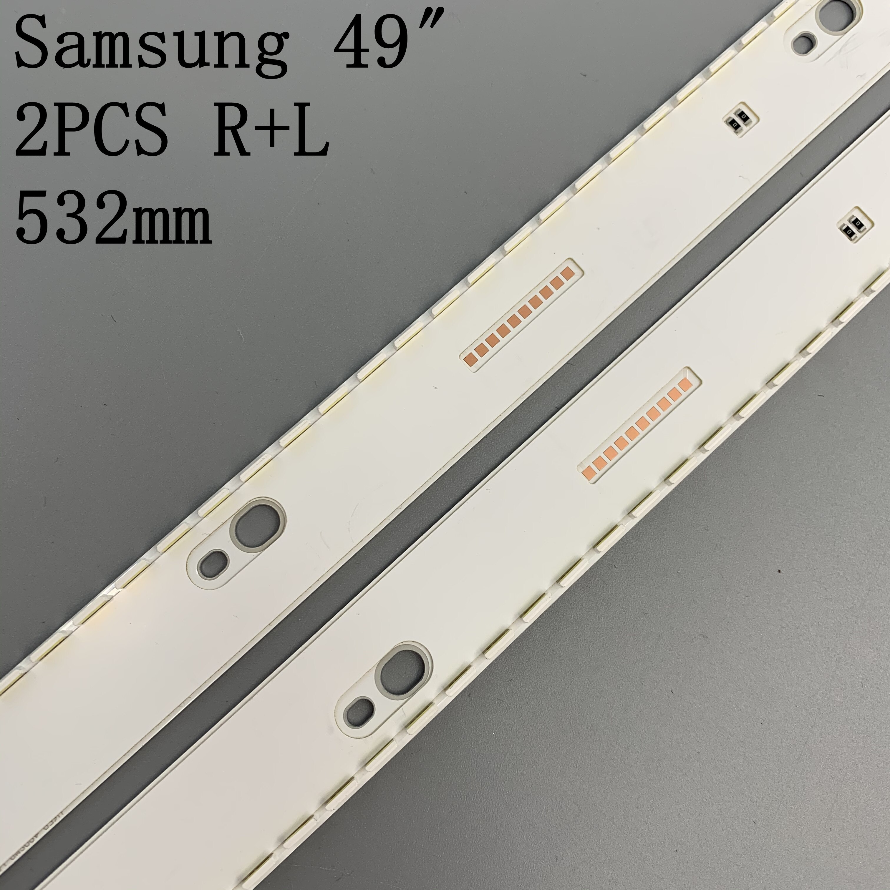 1set=2pcs LED backlight strip for Samsung UE49KU6500 UE49MU6450 UE49MU6500 BN96-39673A 39674A BN96-39671A 39672A 39882A 39880A