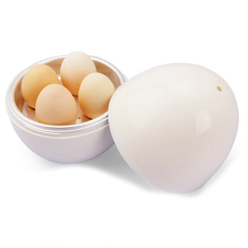 Ad-plast äggform mikrovågsugn 4 äggpanna matlagningsverktyg kökstillbehör kokta ägg för mikrovågsugn
