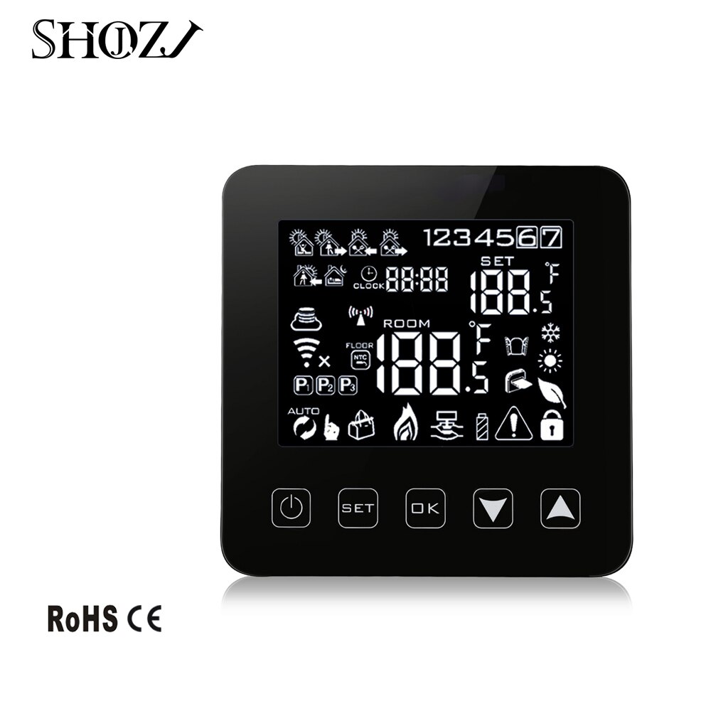 google assistant Heating thermostat control Electric Floor Heating Programmable Thermostat Temperature Controller