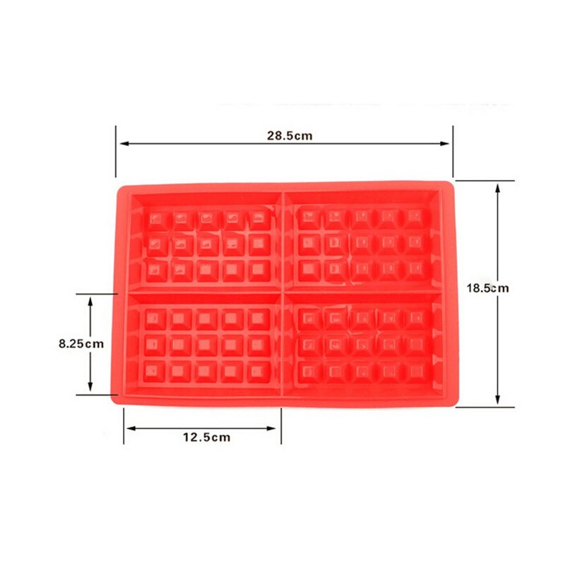 Wafelijzer Oven Wafels Mold Lade Siliconen Mould Pan Cookies Cakevorm Bakvormen Diy Craft Donuts Maker Keuken Accessoires
