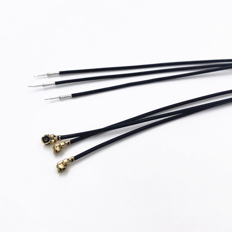 Câble de connexion noir IPX IPEX u.fl femelle | 1.13mm connecteur adaptateur à une tête câble IPX 1.13 10cm 15cm 20cm 30cm 10 pièces