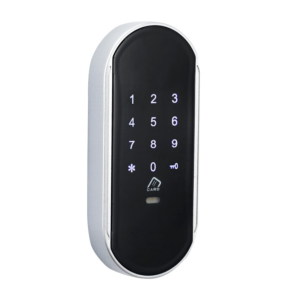 Door lock smart electronic password coded inductive lock sauna gym locker cabinet induction cipher lock electronic coded lock: EM153 silver