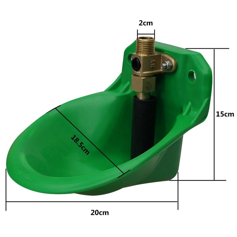 Automatic Durable Sheep Drinker Cup Catter Goat Drinking Bowl Horse Water Feeder Tool Farm Animal Cow Plastic Using