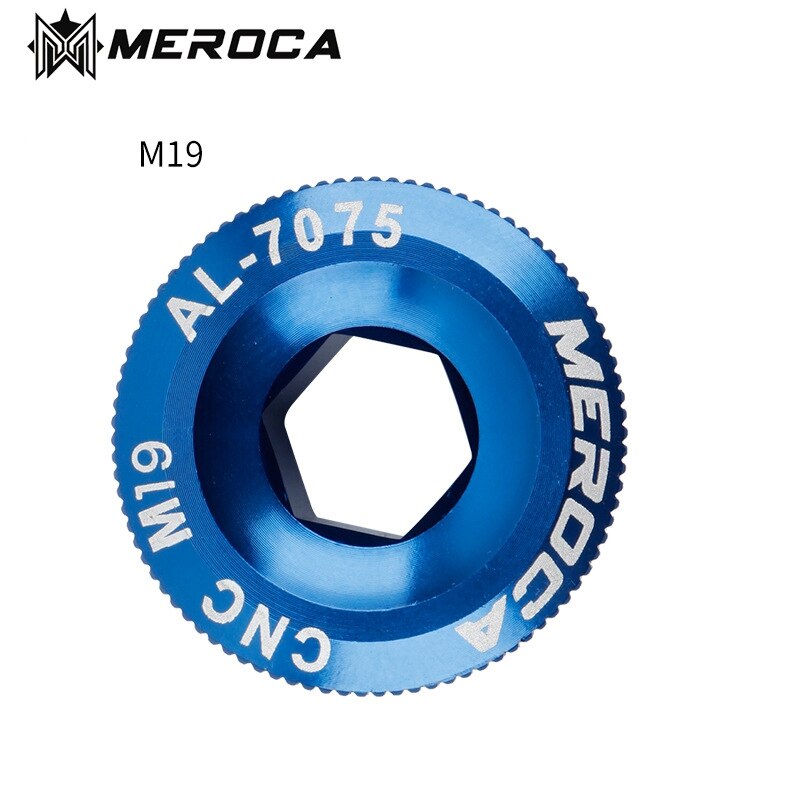 MEROCA – vis de couverture de manivelle M18/M19/M20 vtt, boulon Iamok en alliage d&#39;aluminium, 4 couleurs, 1 pièce