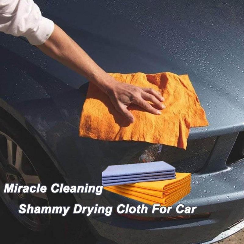 Serviette en Chamois Ultra-absorbante, 8 pièces, serviette de cuisine réutilisable, tissu Shammy de nettoyage, lavable en Machine pour le séchage de la voiture pour le sol de la fenêtre