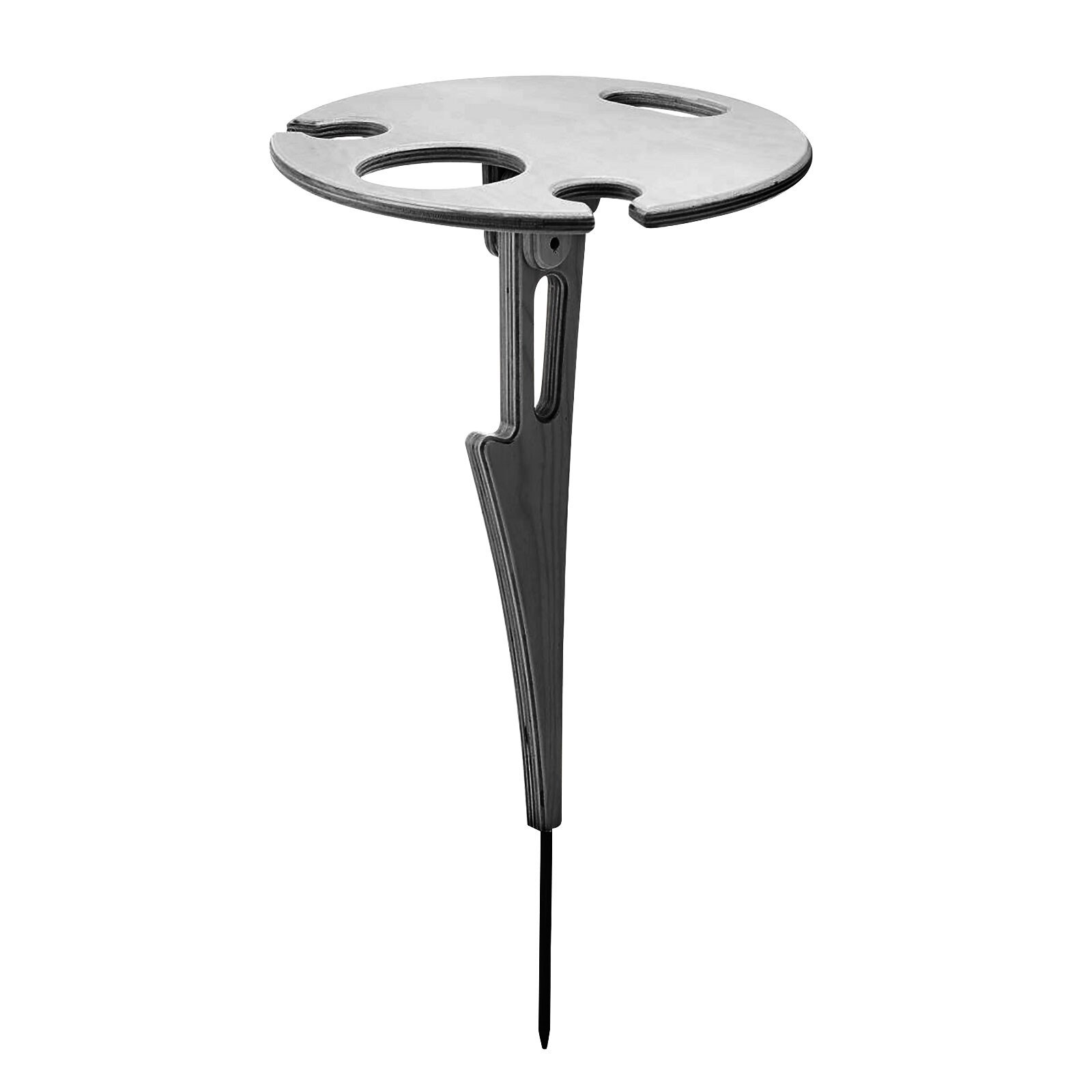 Outdoor Draagbare Wijn Tafel Met Opvouwbare Ronde Desktop Mini Houten Picknicktafel Te Dragen Decoratie Salon Voor Thuis: Default Title