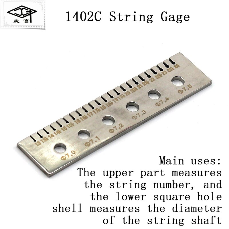 Xuangong Piano Tools 1402 String Measuring Instrument Scale String Model Measuring Tool High-pitch Piano Strings