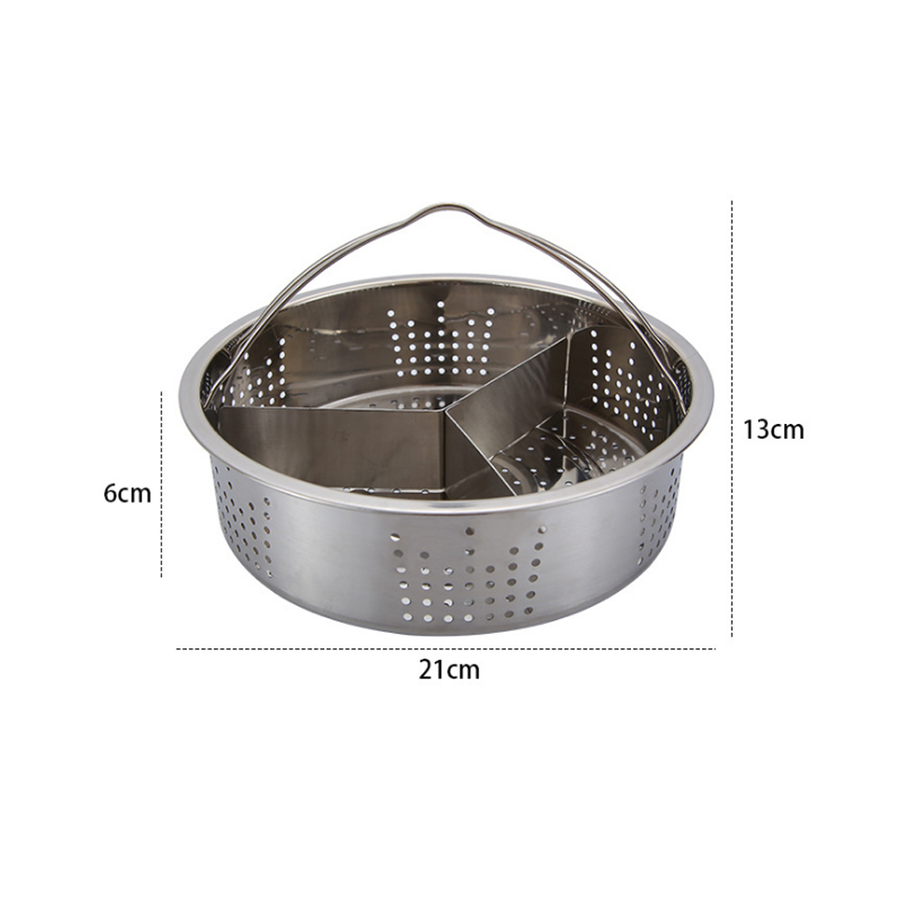 Cesta de vapor para cocinar al vapor, práctico vaporizador económico de acero inoxidable, vajilla de cocina, accesorios de huevo de vegetales para Cocina