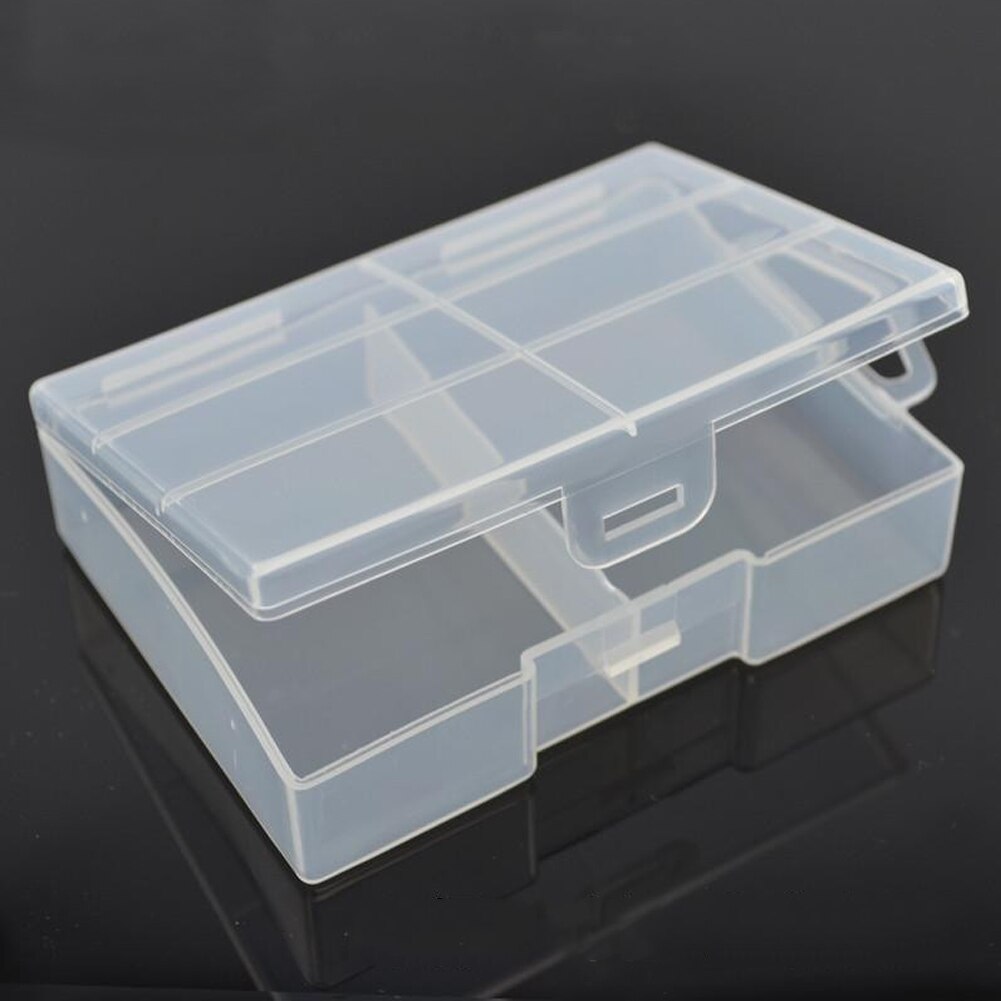 Case Safe Container Organizer Dry Battery Storage Box Holder Large Capacity Full Cover Hard Plastic Transparent Portable: AAA