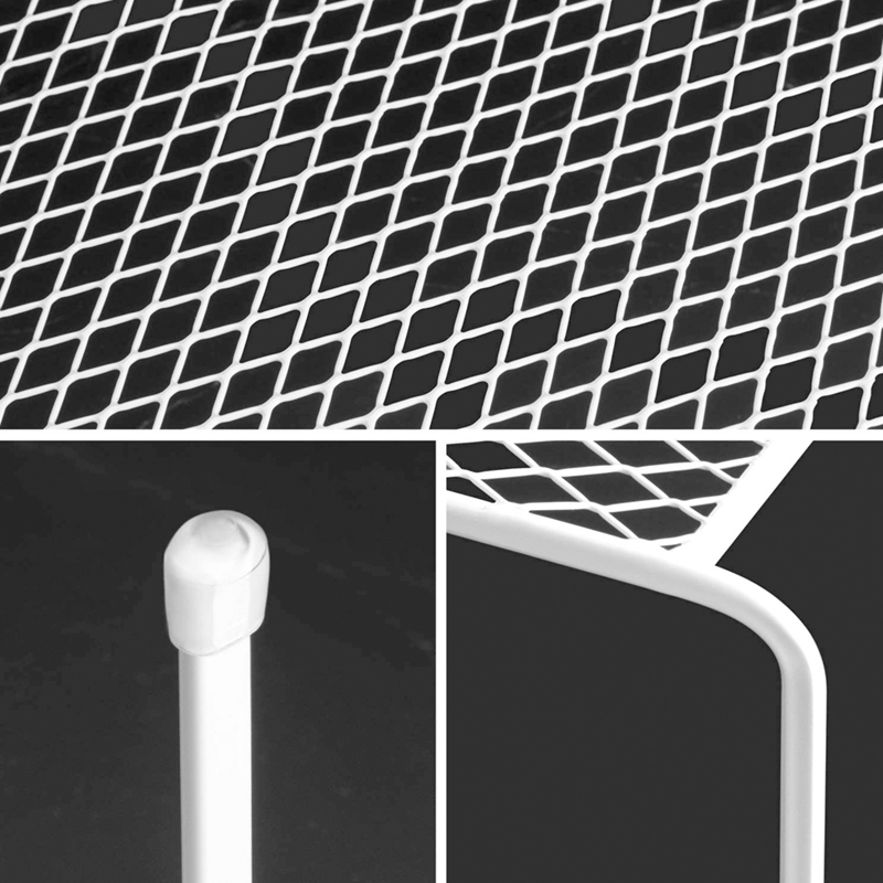 Kitchen Cupboard Organiser Pack Metal Wire Storage Shelfs Insert Rack for Kitchen Countertop, Pantry, Cabinet, Fridge