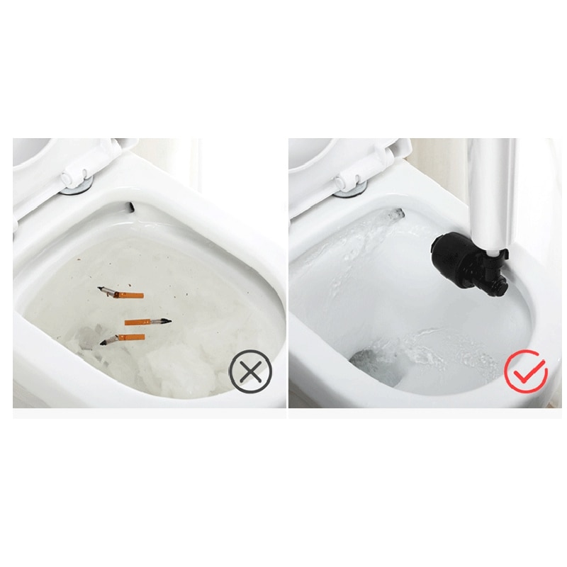 High Pressure Air Drain Blaster Drain Clog Dredge Tools Sewer Dredger Powerful Toilet Plunger Auger Cleaner for Bathroom Kit