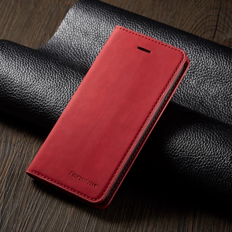 Flip Leather Case For Samsung Galaxy A50 A30 A70 A10 A40 A20 A80 A60 A20 E Phone Bag Case For Samsung A 50 Coque Cover: For Samsung A20 / Red