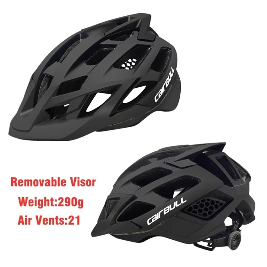 CAIRBULL – casque de vélo ultraléger pour hommes et femmes, dispositif de sécurité pour la descente, le vtt et la route, moulé