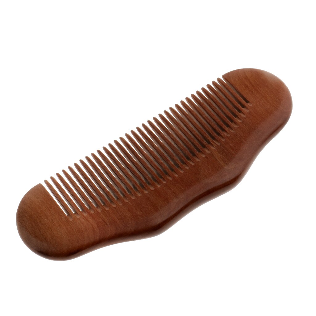 Natural Peach Wood Comb Anti Static Hair Care Combs Head Massage Fine Teeth