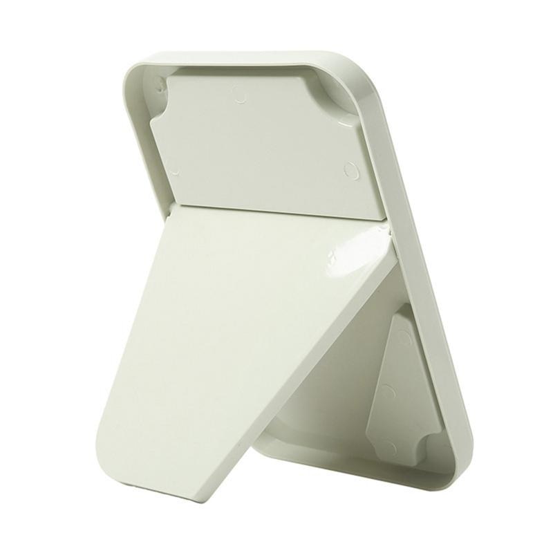 Miroir de maquillage pliable, Compact et pliable, de bureau, facile à utiliser, pour la salle de bain, accessoire de maquillage