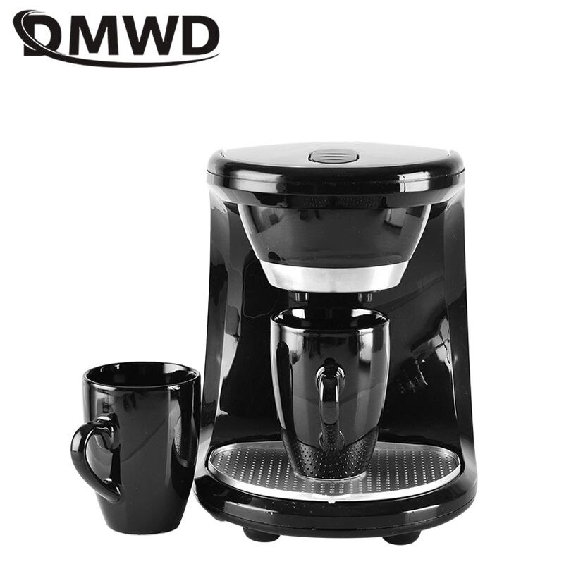 DMWD 2 Cups American Coffee Machine Household Drip Coffee Maker Automatic Espresso Coffee Machine Tea Brewer Filter brew EU US