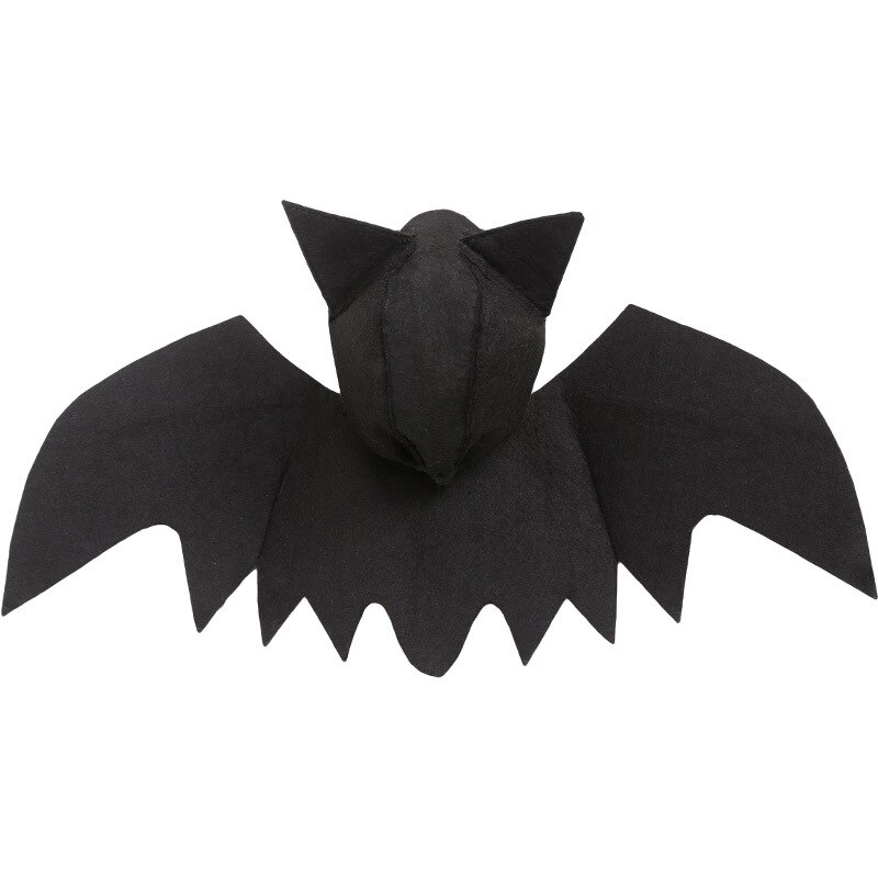 Halloween Huisdier Puppy Kat Vleermuis Hooded Licht Make-Up Outfit Bat Wings Black Cool: Default Title