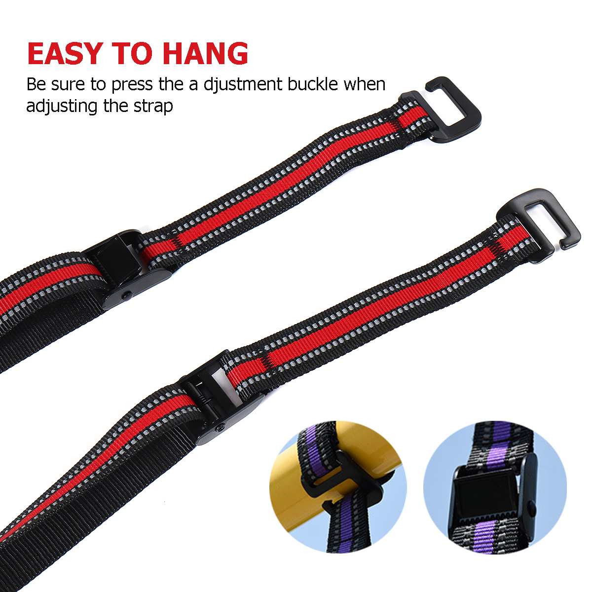 Fitness Sling Straps Suspension Resistant Heavy Duty Pull Up Belt Pull Up Bar Hanging Leg Raiser Home Gym Fitness Equipment