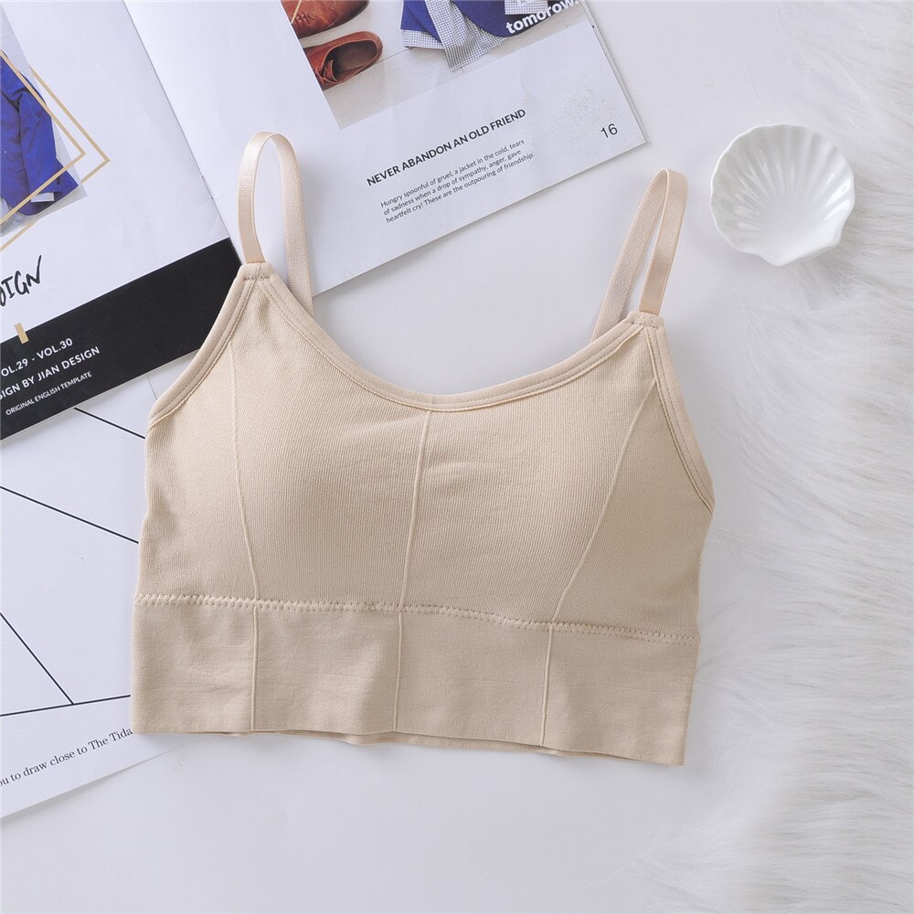 Beauty Back Bras Sexy Push-up Seamless Lingerie Cozy Wireless Lenceria Underwear Comfort Bralette нижнее белье женское: Skin