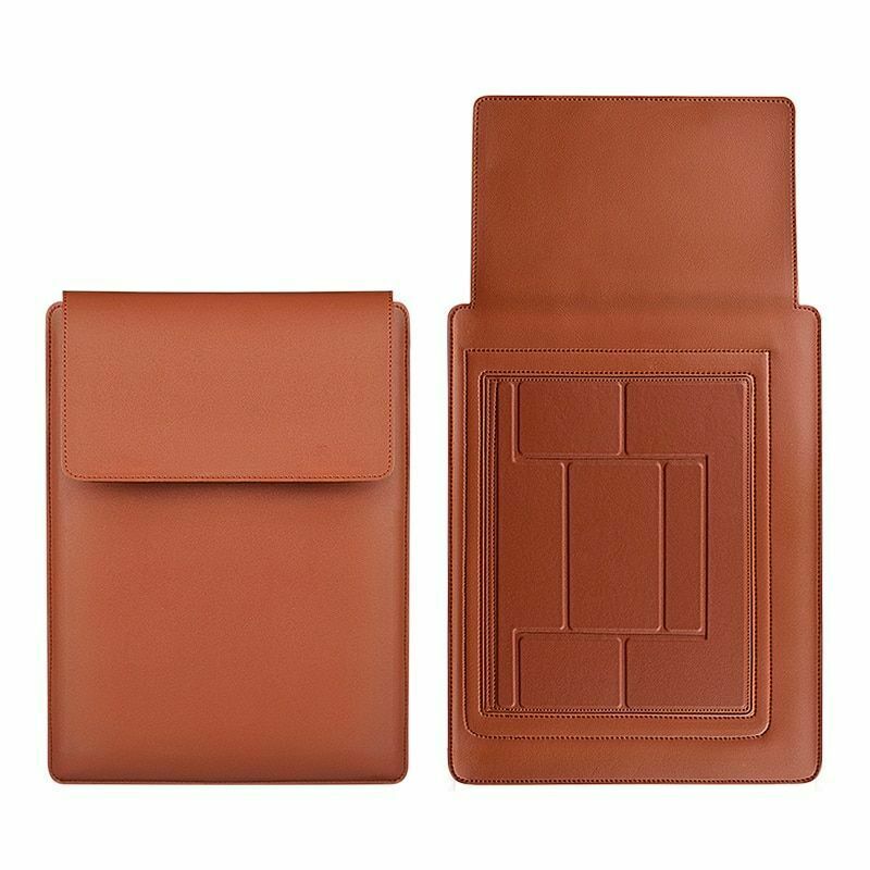 Torba na laptopa ze skóry PU 2 w 1 uchwyt na stojak do notebooka MacBook 13 &quot;14&quot; Air Pro Xiaomi