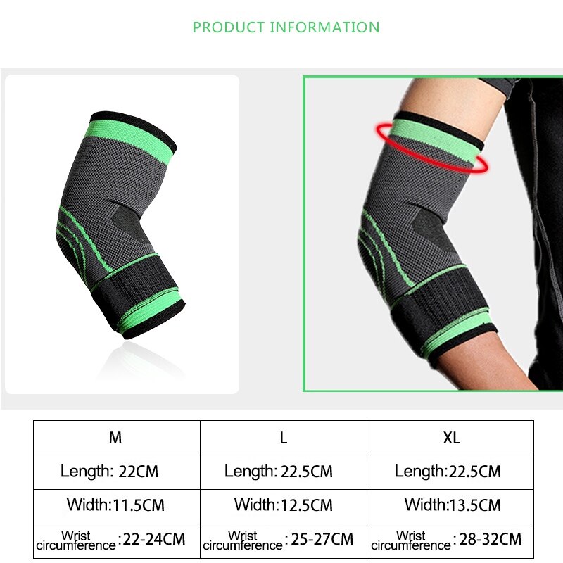 1Stck Bandage Tennis Ellenbogen Unterstützung Klammer Schutz Basketball Volleyball Atmungsaktive Verstellbare Ellenbogen Pads Sport Schützen Getriebe