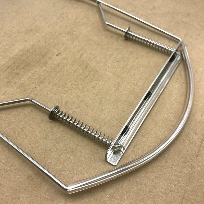 Harmonika halsholder 10 huller blues harpe mund orgel stativ harmonisk stativ -sølv